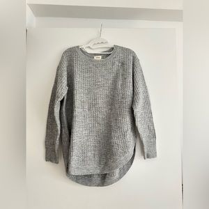 UPWEST - Curved Hem Crewneck Sweater Size XS
